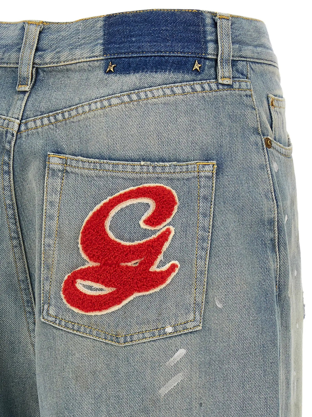Golden Goose Golden Goose Blue Cotton Boyfriend Jeans