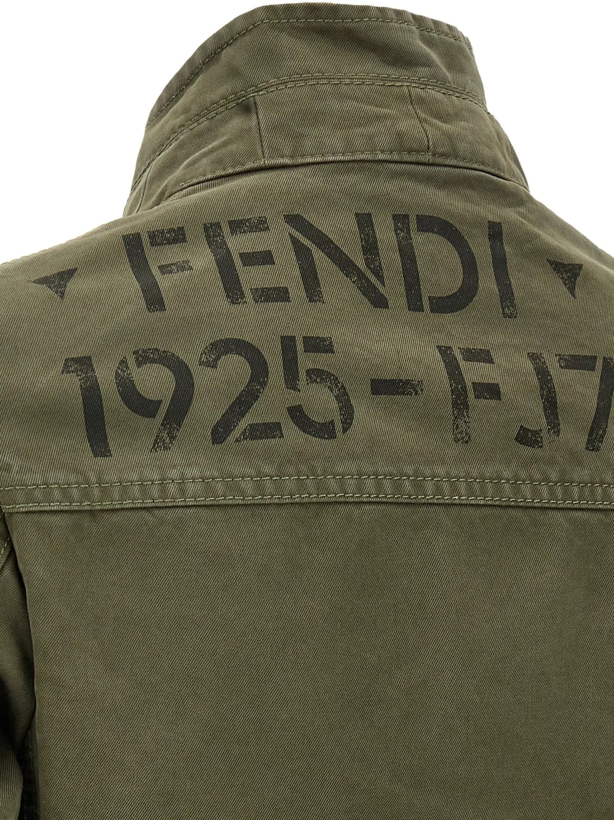 Fendi Fendi Bicolor Cotton Full-Length Jacket