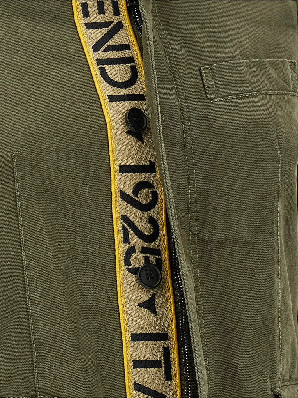 Fendi Fendi Bicolor Cotton Full-Length Jacket