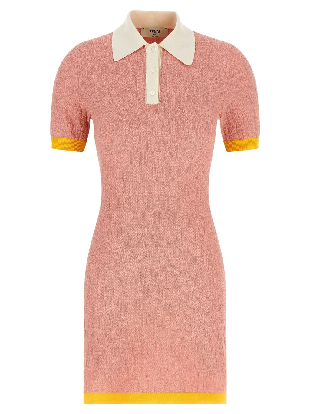Robe courte Fendi en coton multicolore