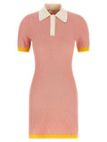 Robe courte Fendi en coton multicolore