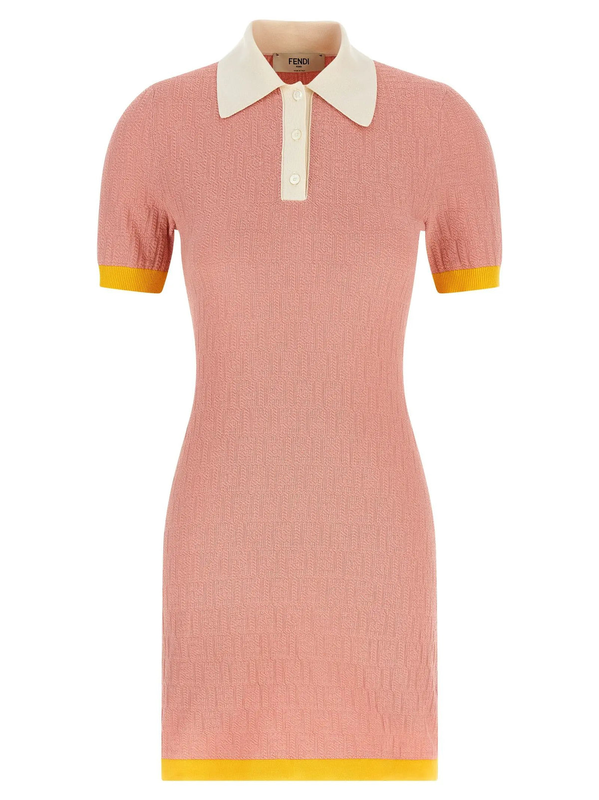 Robe courte Fendi en coton multicolore