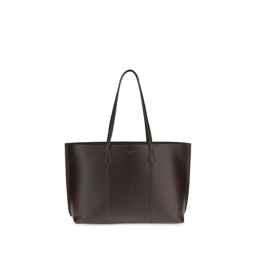 Sac à main Tory Burch en cuir de veau marron Bos Taurus
