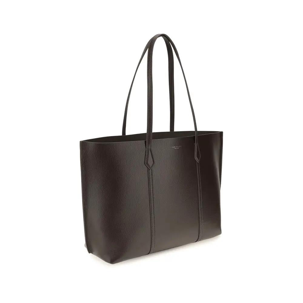 Sac à main Tory Burch en cuir de veau marron Bos Taurus