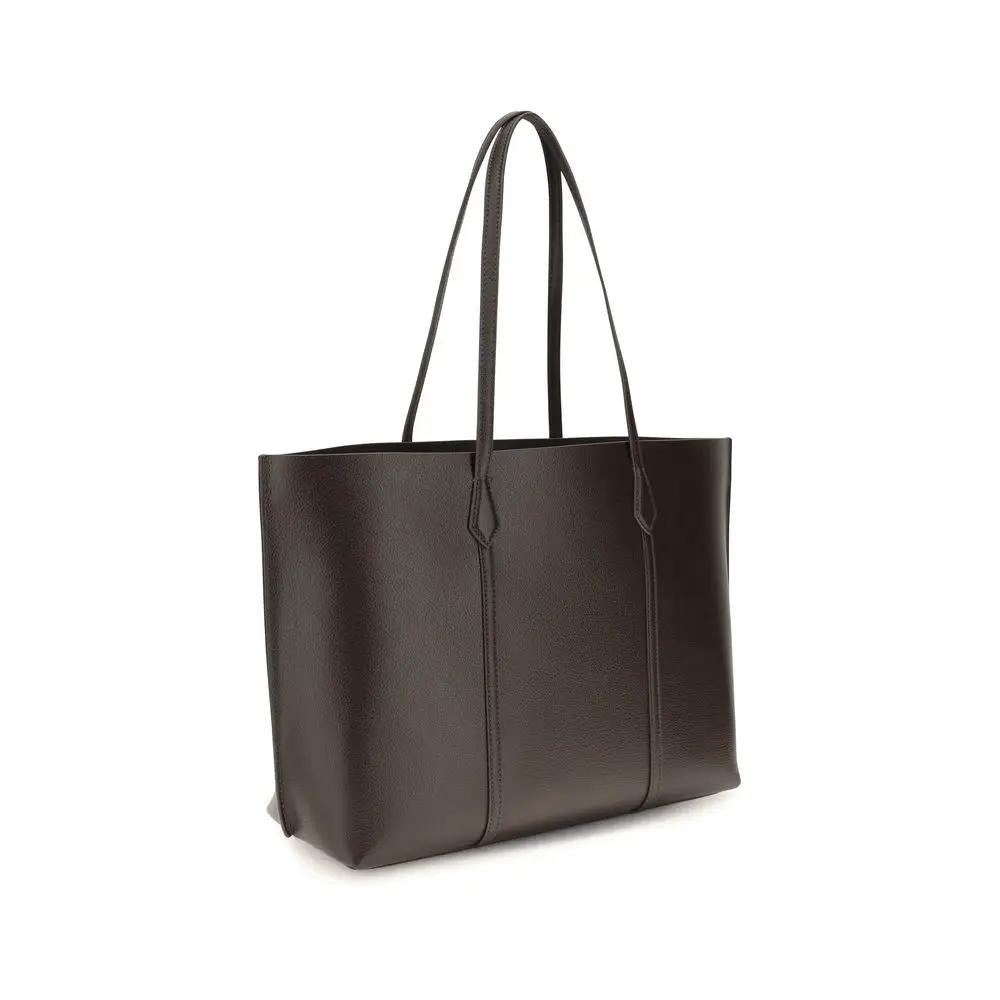 Sac à main Tory Burch en cuir de veau marron Bos Taurus