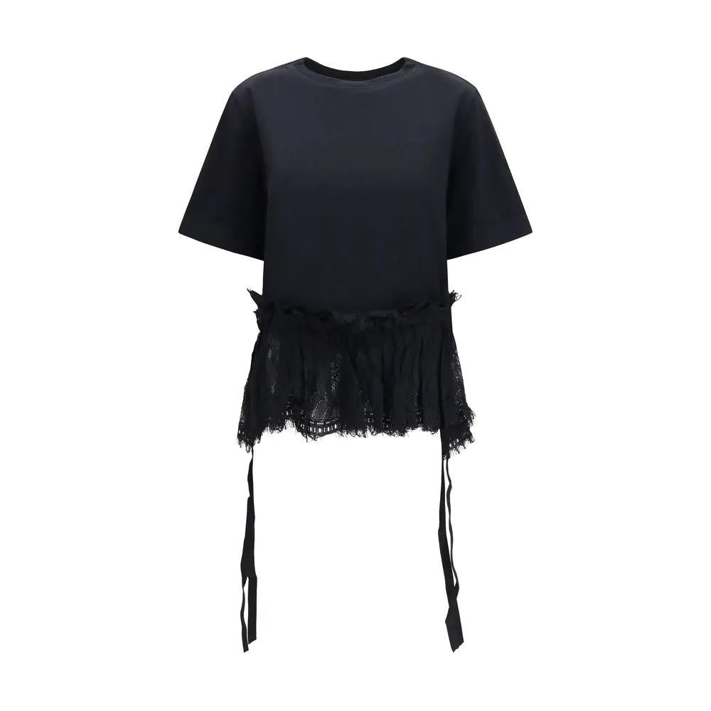 T-shirt Alexander McQueen en coton noir