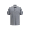 Polo Brunello Cucinelli en coton gris