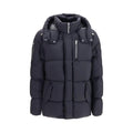 Moose Knuckles Black Nylon Full-Length Jacket