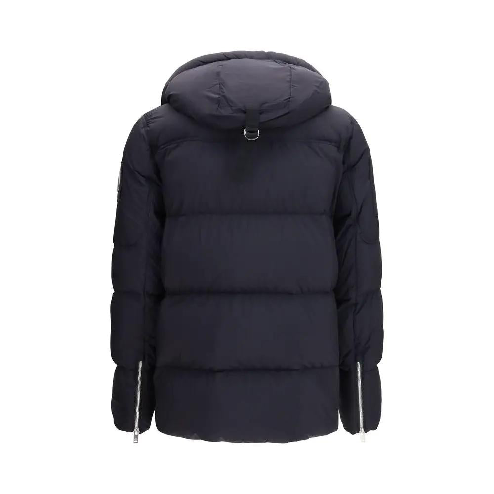 Moose Knuckles Black Nylon Full-Length Jacket