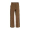 Pantalon décontracté Brunello Cucinelli en coton marron