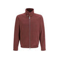 Brunello Cucinelli Bordeaux Wool Oves Aries Full-Length Jacket