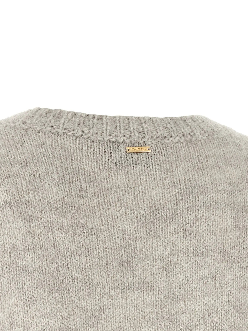 Gilet en marabout gris Twinset