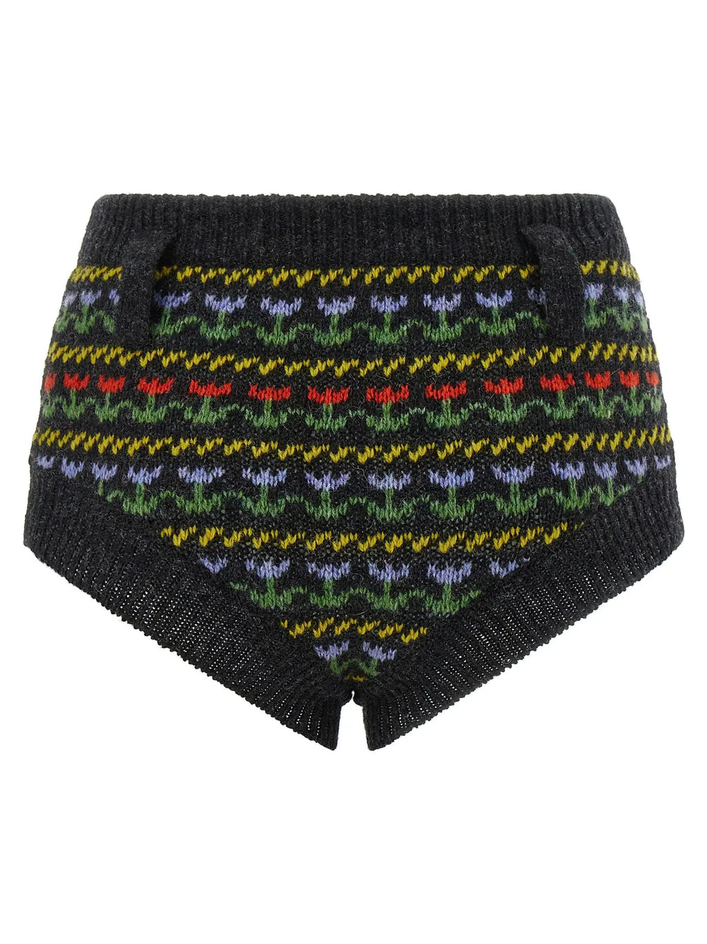 Marni Gray Virgin Wool Bermuda Shorts