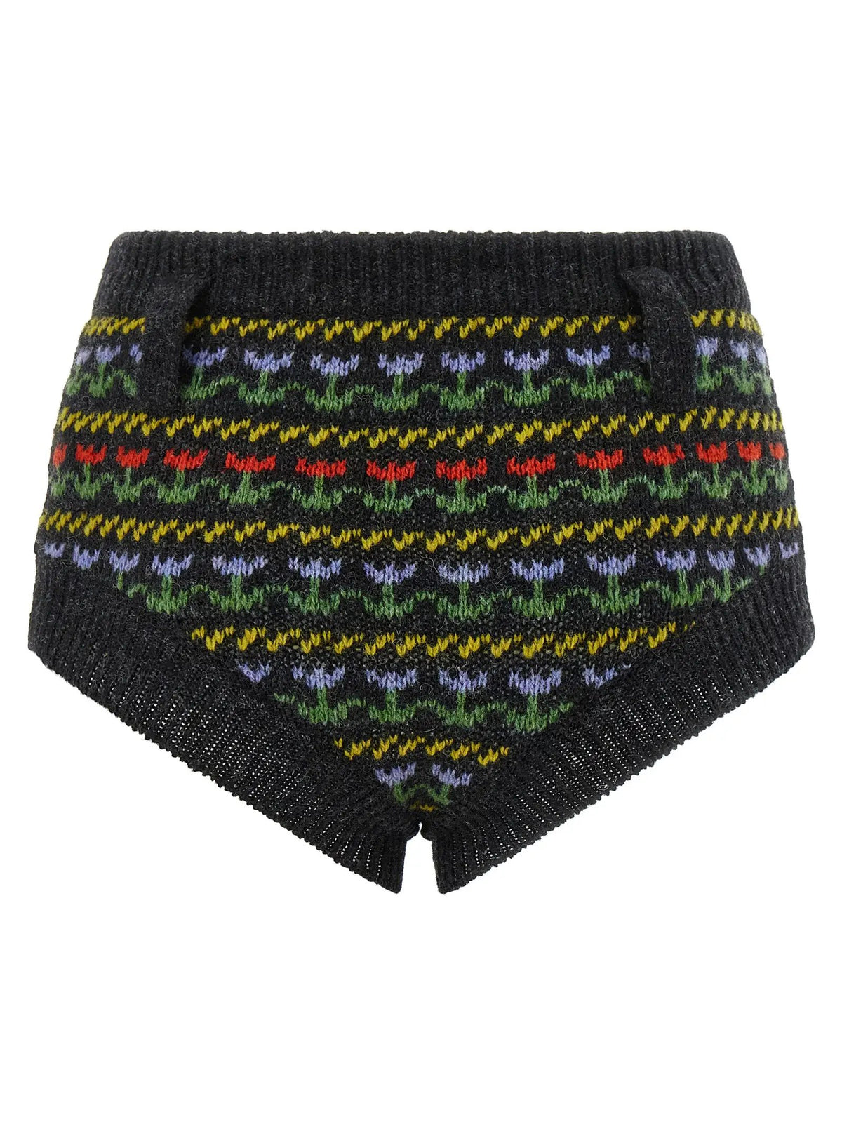 Marni Gray Virgin Wool Bermuda Shorts