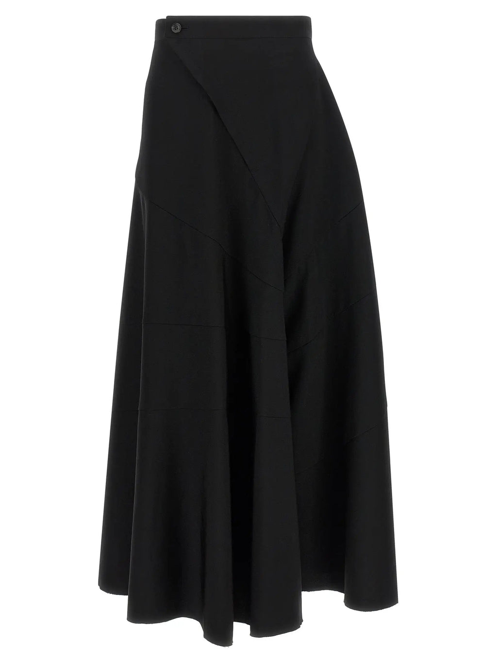 Pantalon évasé en laine noire Junya Watanabe
