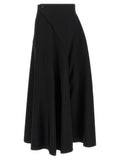 Pantalon évasé en laine noire Junya Watanabe