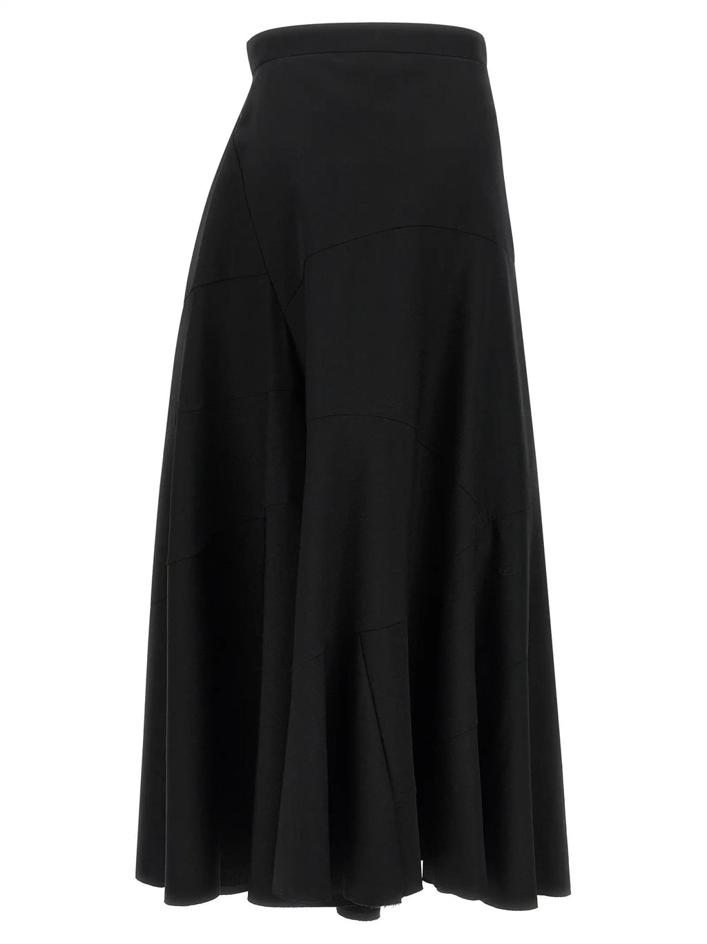 Pantalon évasé en laine noire Junya Watanabe