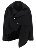 Comme Des Garçons Black Wool Blazer