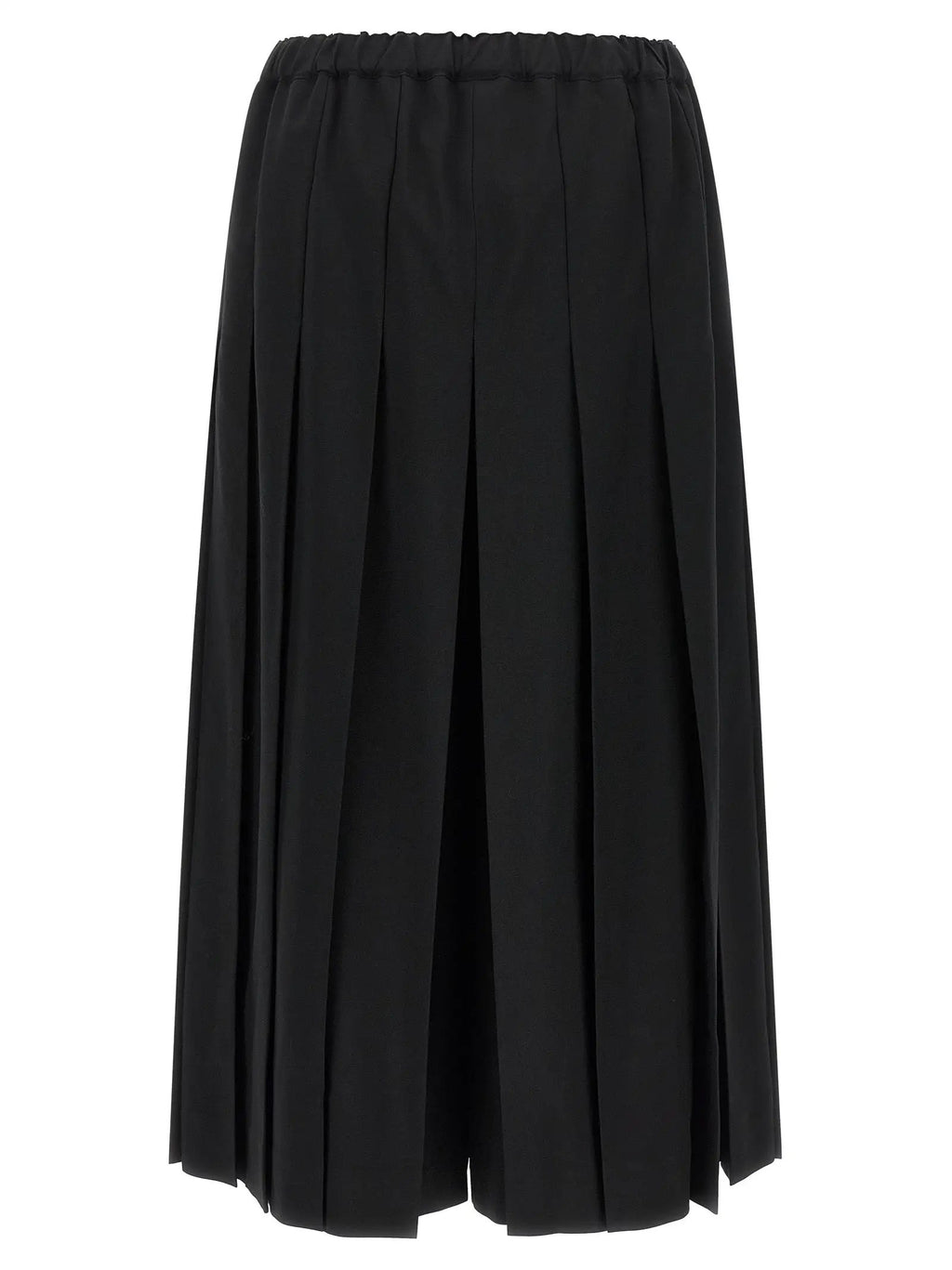Pantalon décontracté en laine noire Comme Des Garçons