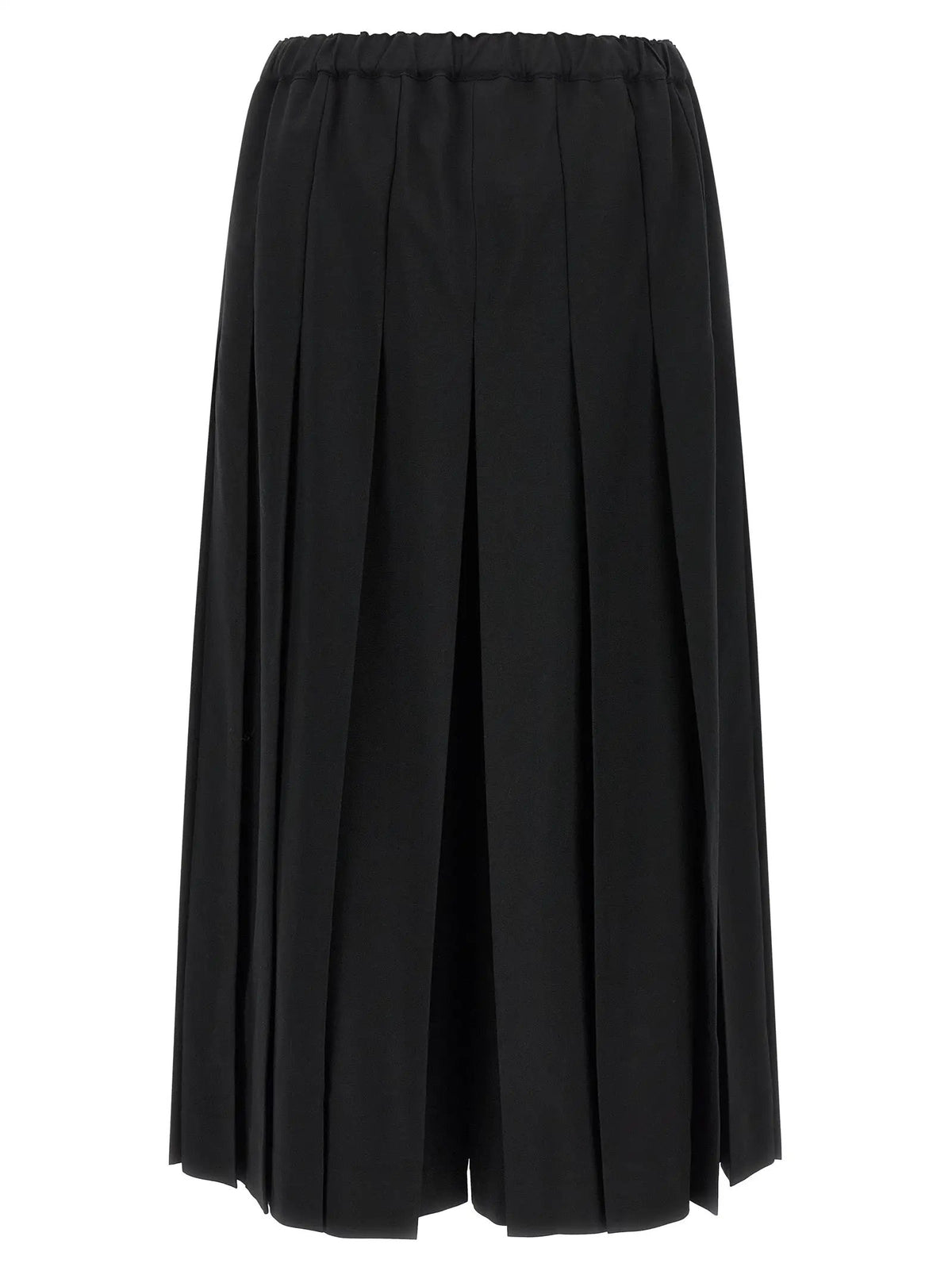 Pantalon décontracté en laine noire Comme Des Garçons