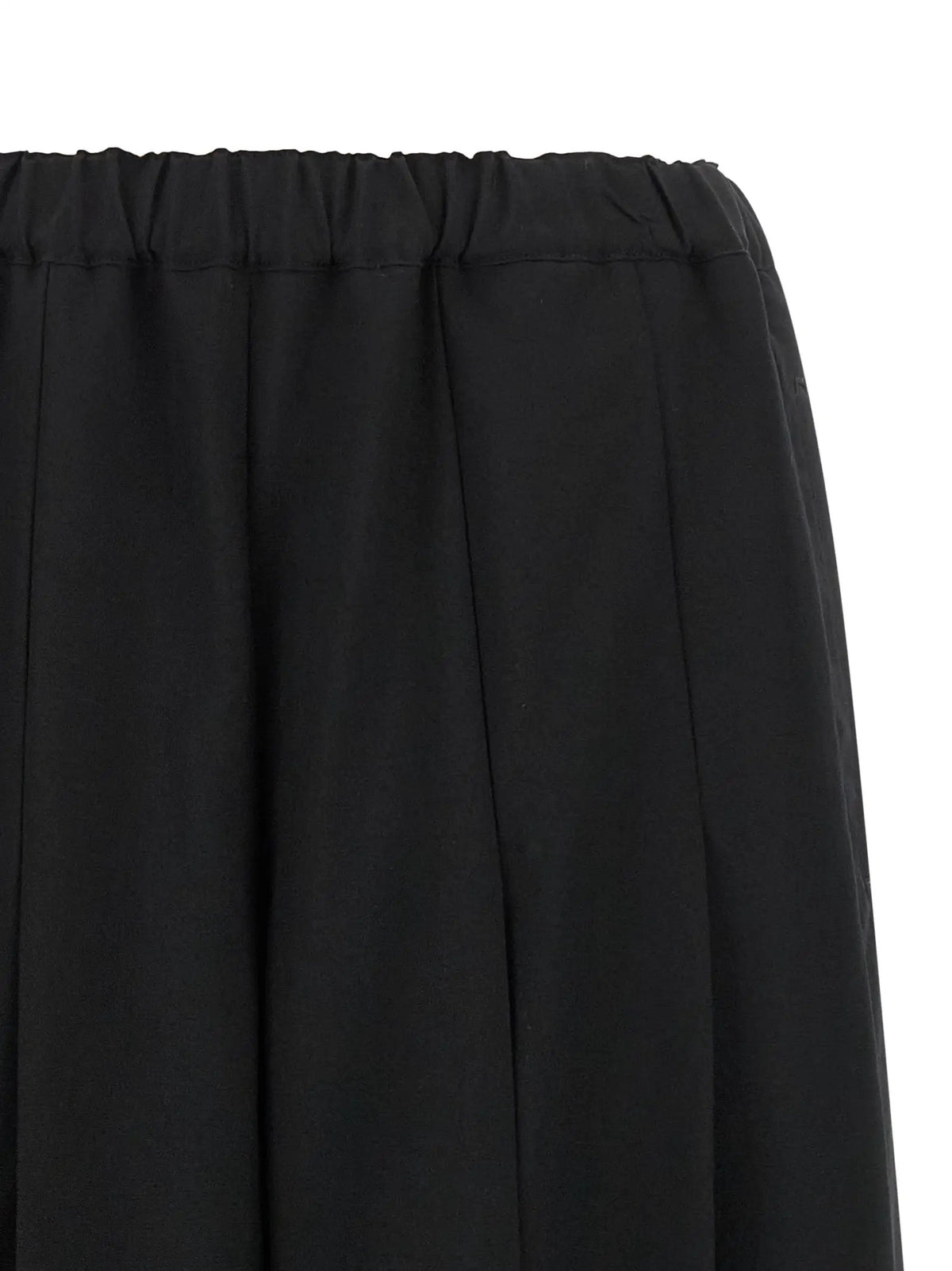 Pantalon décontracté en laine noire Comme Des Garçons