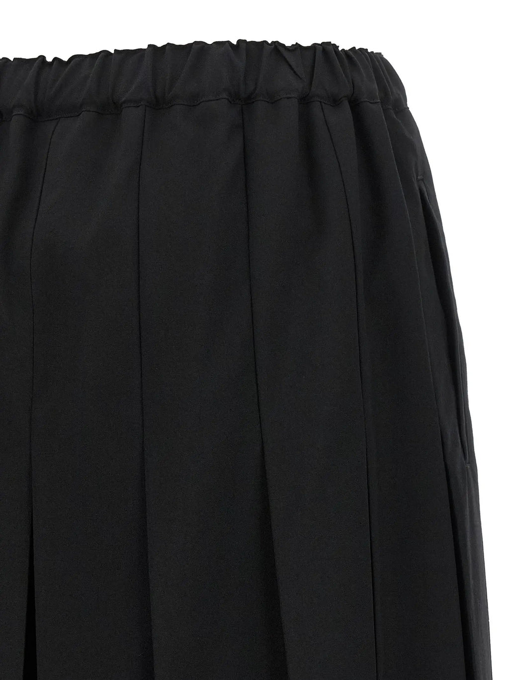 Pantalon décontracté en laine noire Comme Des Garçons
