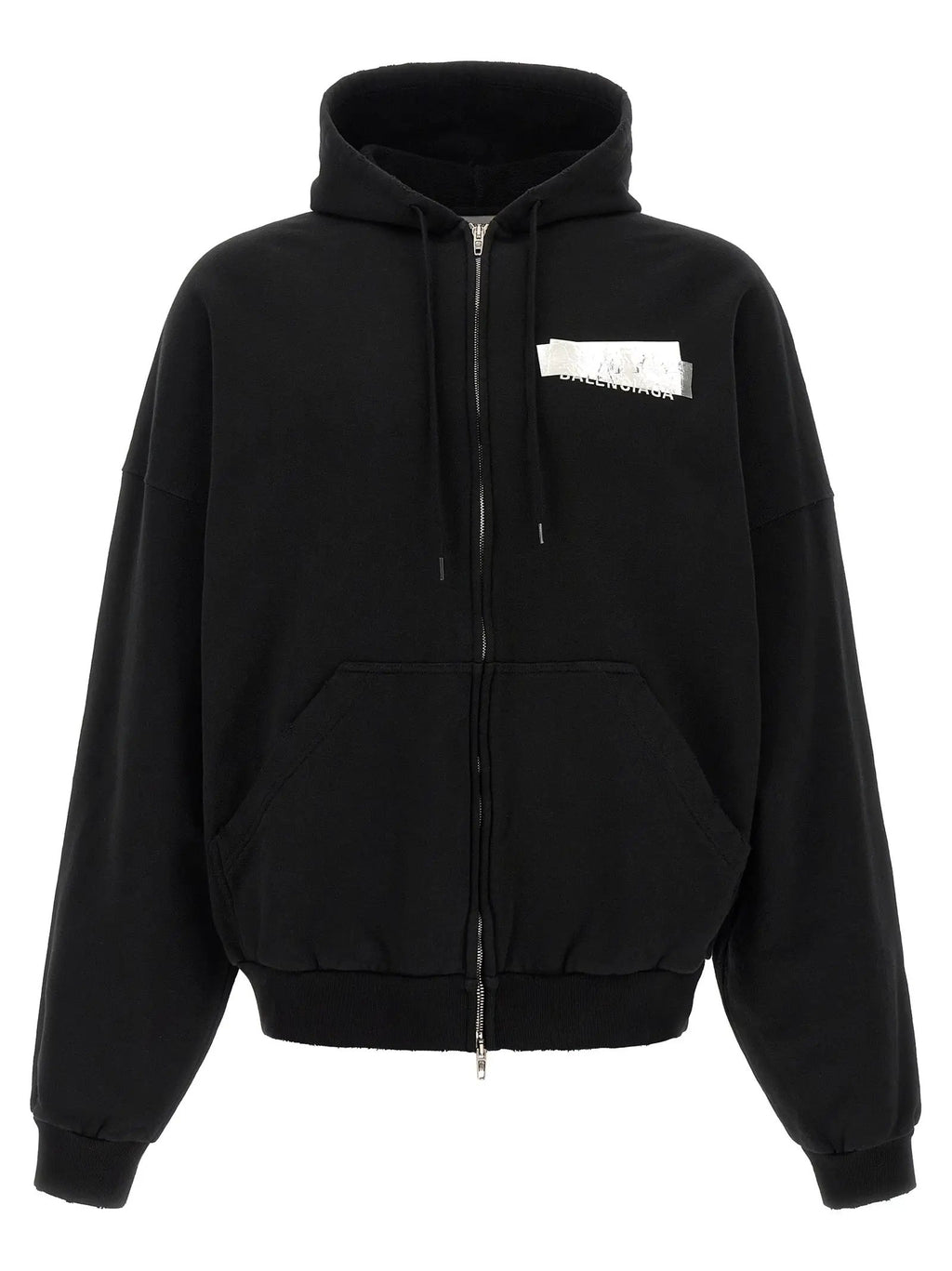 Balenciaga Black Cotton Sweatshirt