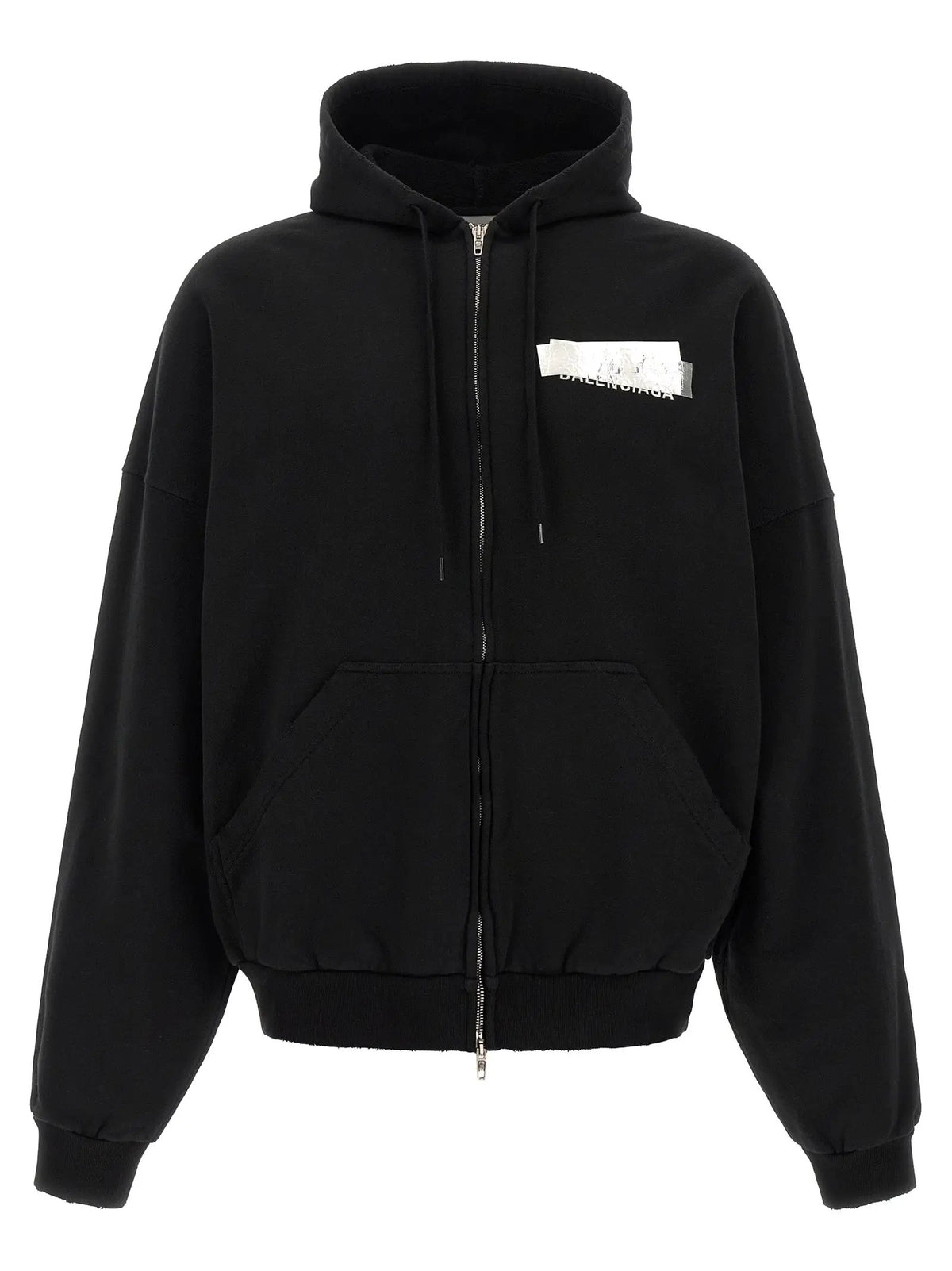Balenciaga Black Cotton Sweatshirt