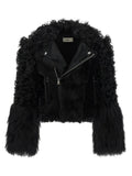 Fendi Black Lamb Leather Biker Jacket