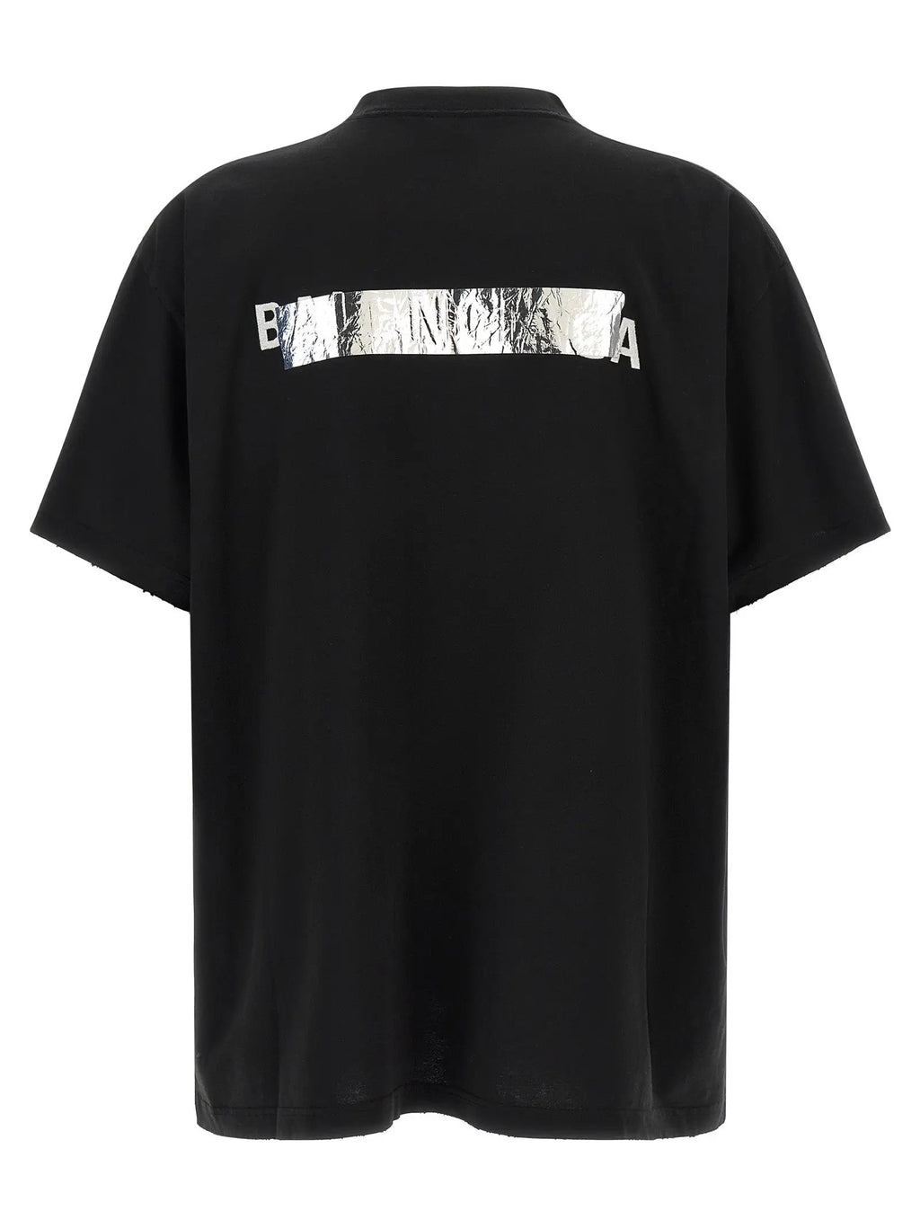 Balenciaga Black Cotton T-Shirt
