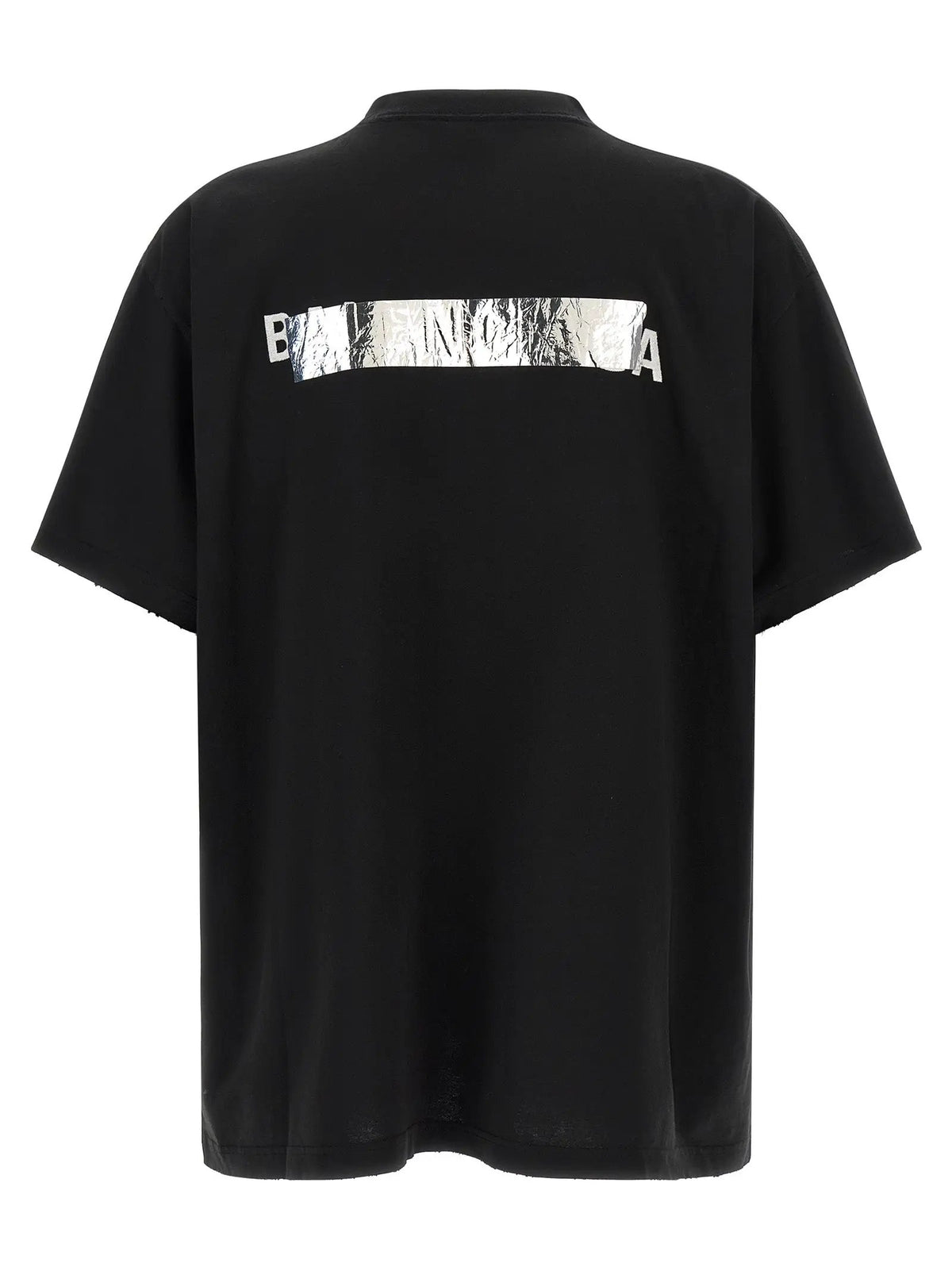 Balenciaga Black Cotton T-Shirt