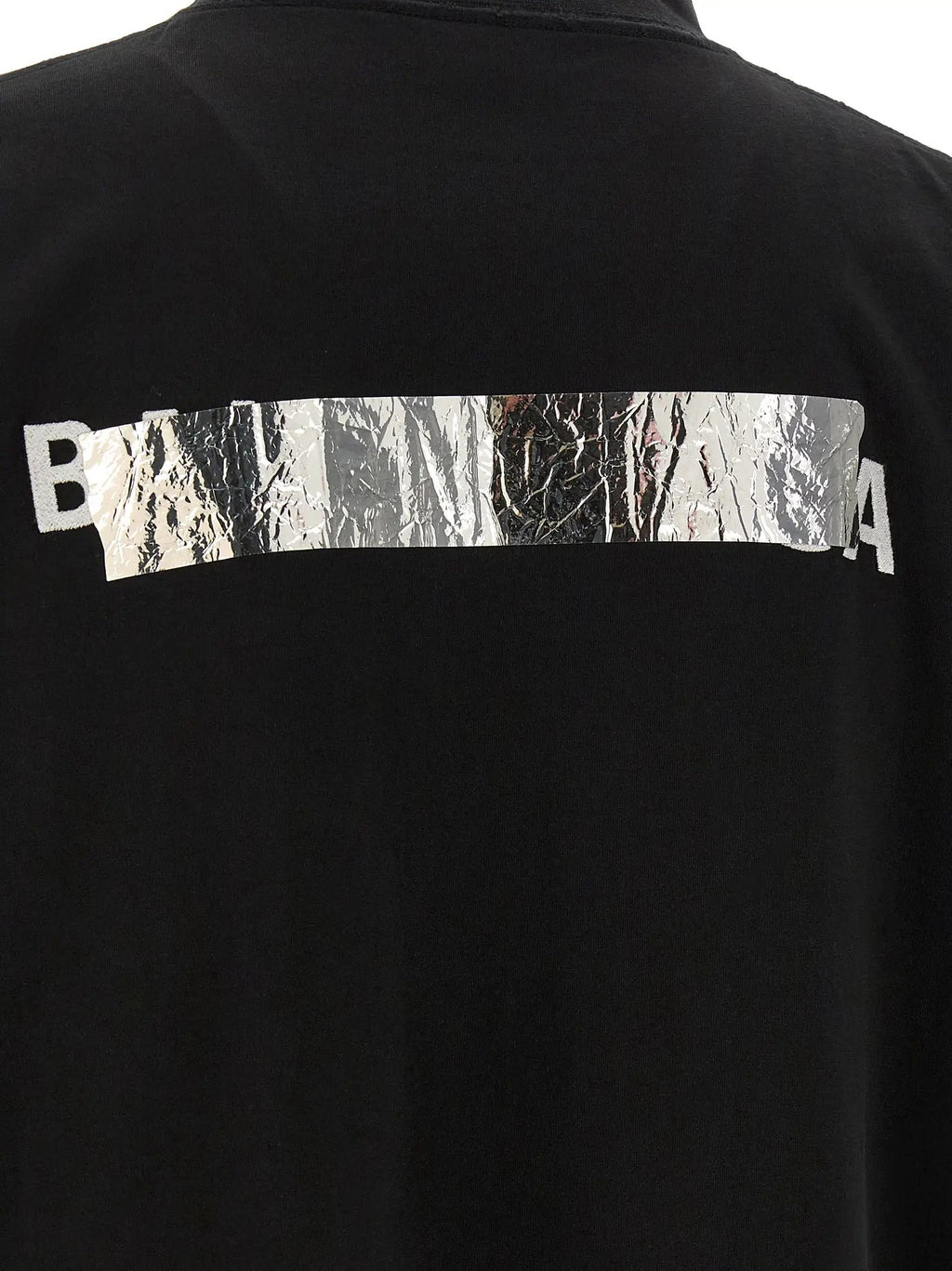 Balenciaga Black Cotton T-Shirt