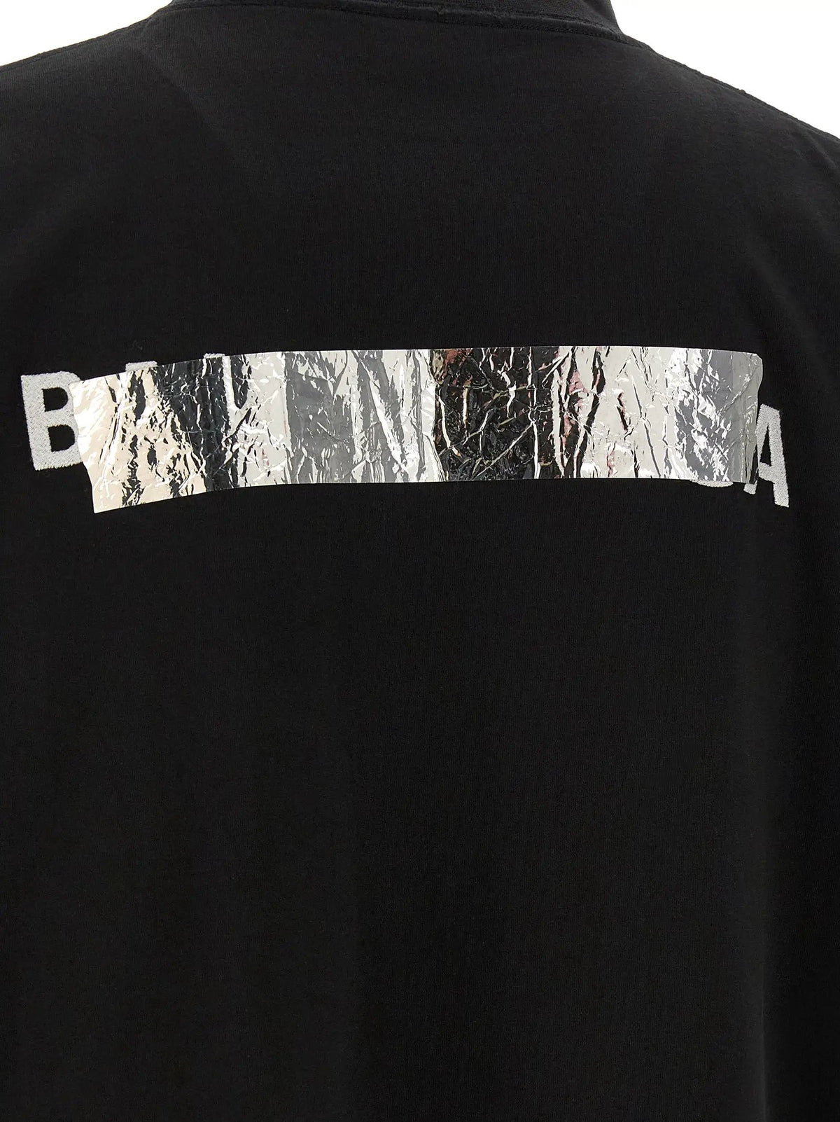Balenciaga Black Cotton T-Shirt