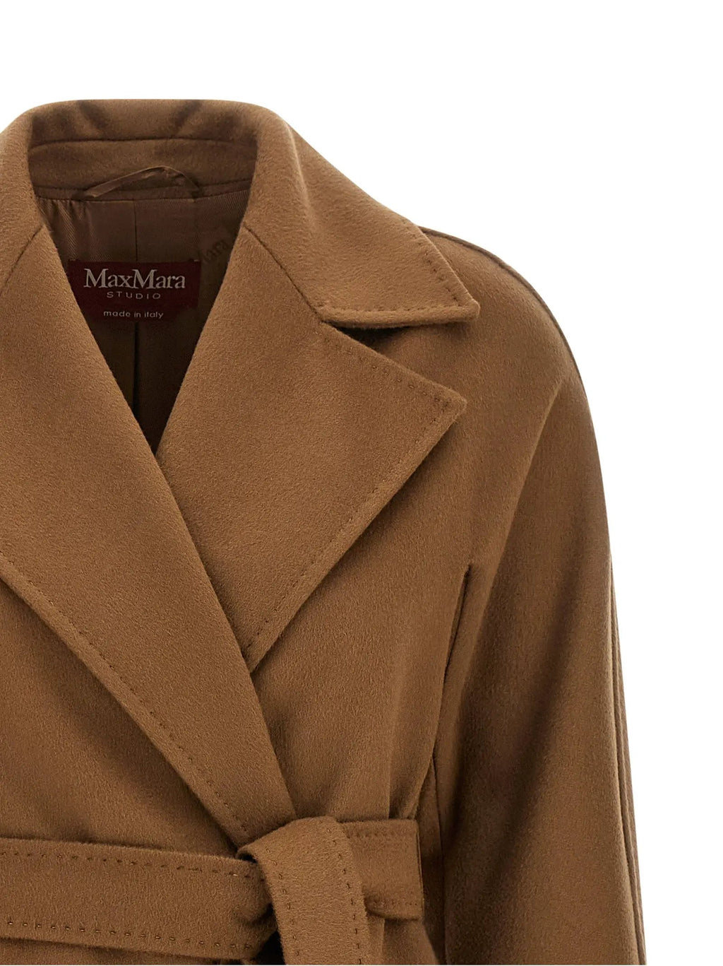 Manteau en laine beige Max Mara