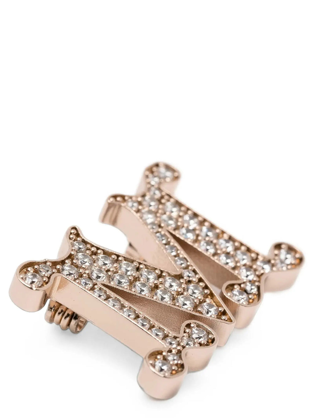 Broche en métal doré Max Mara