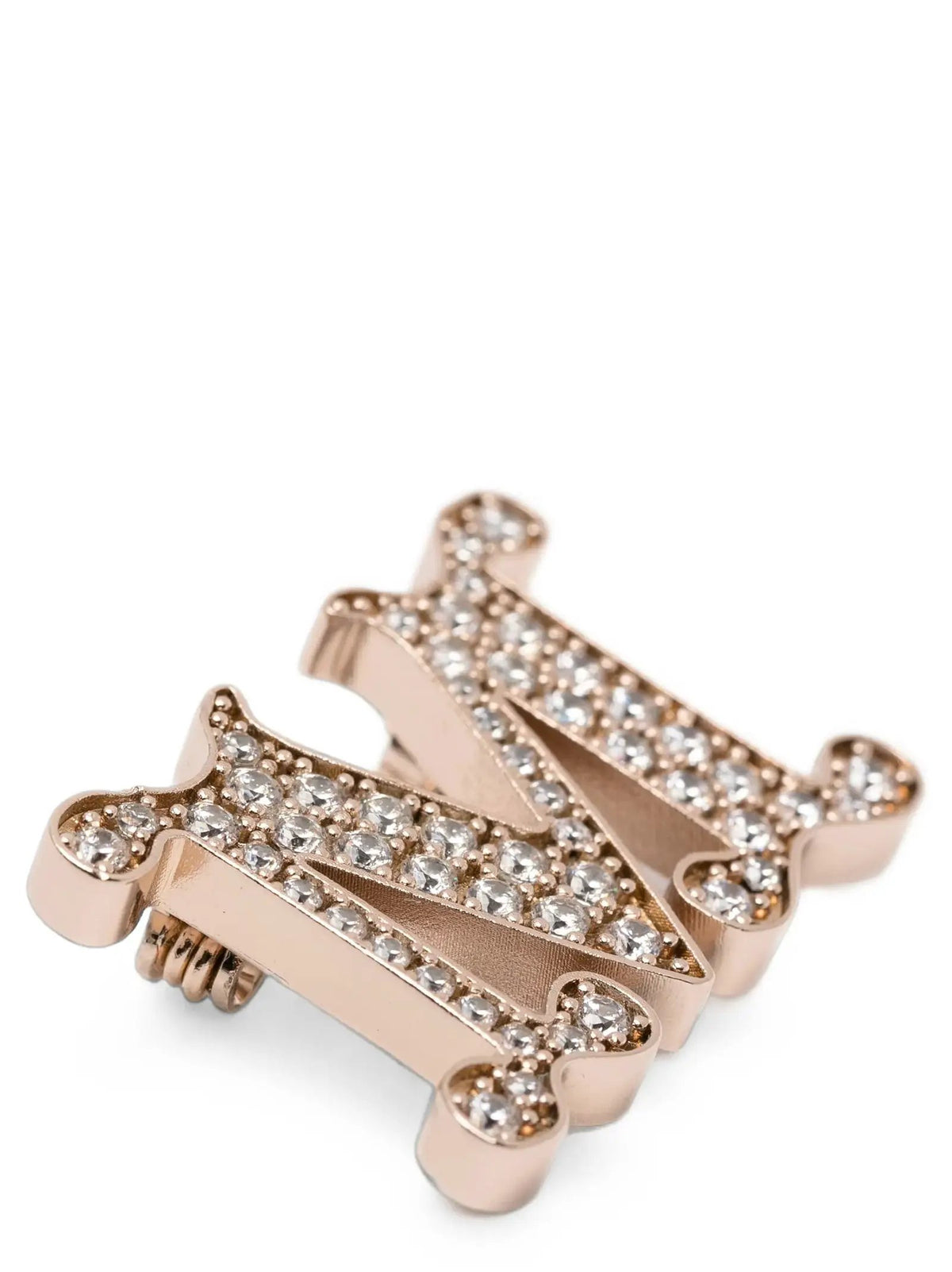Broche en métal doré Max Mara