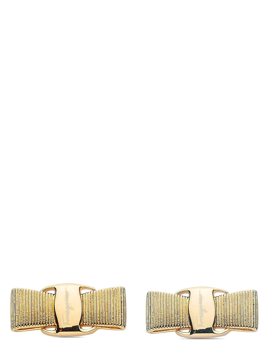 Boucles d'oreilles Ferragamo en laiton doré