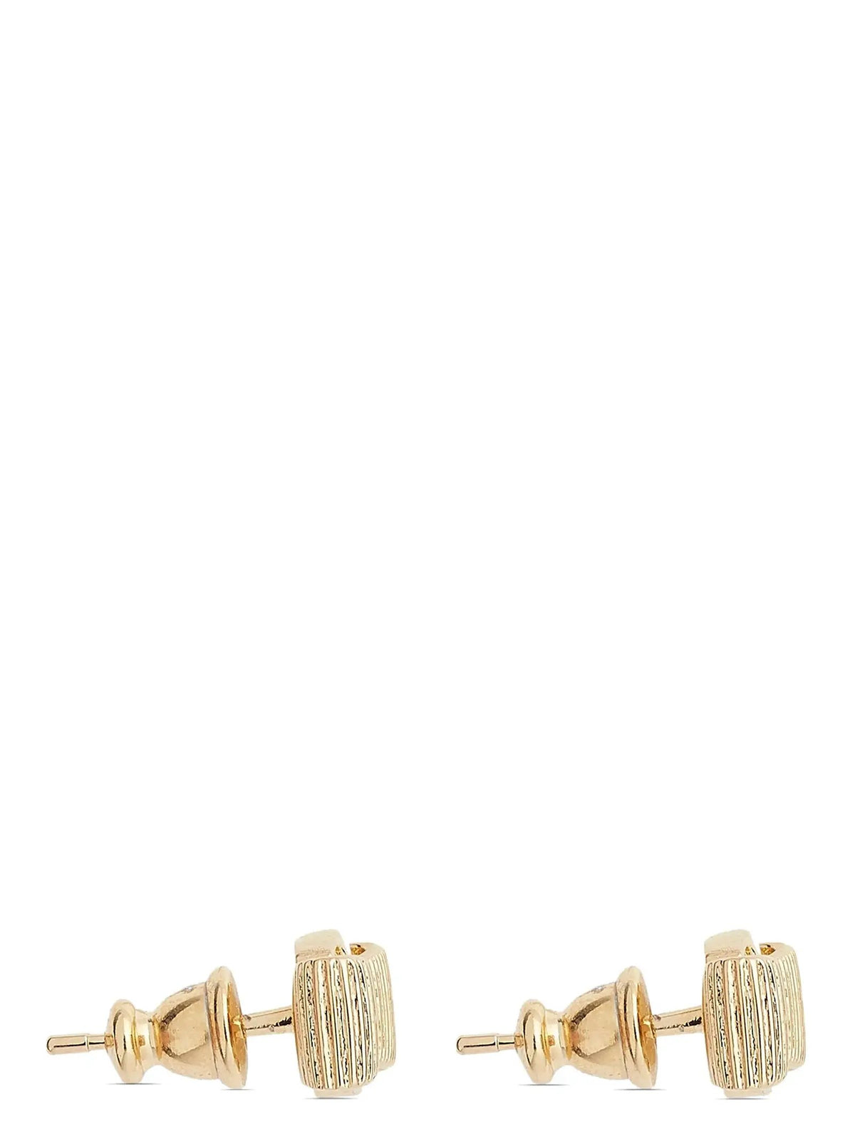 Boucles d'oreilles Ferragamo en laiton doré