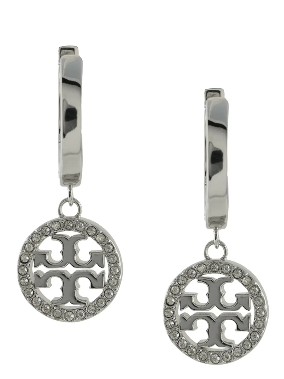 Tory Burch Silver Brass Earrings