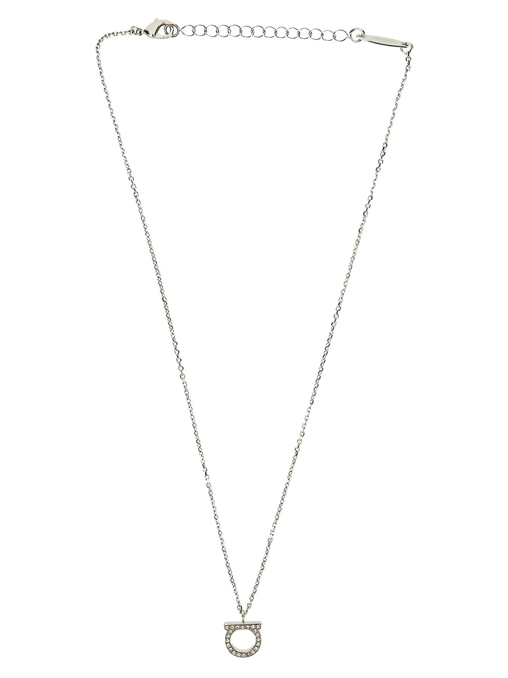 Ferragamo Silver Brass Necklace