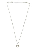 Ferragamo Silver Brass Necklace