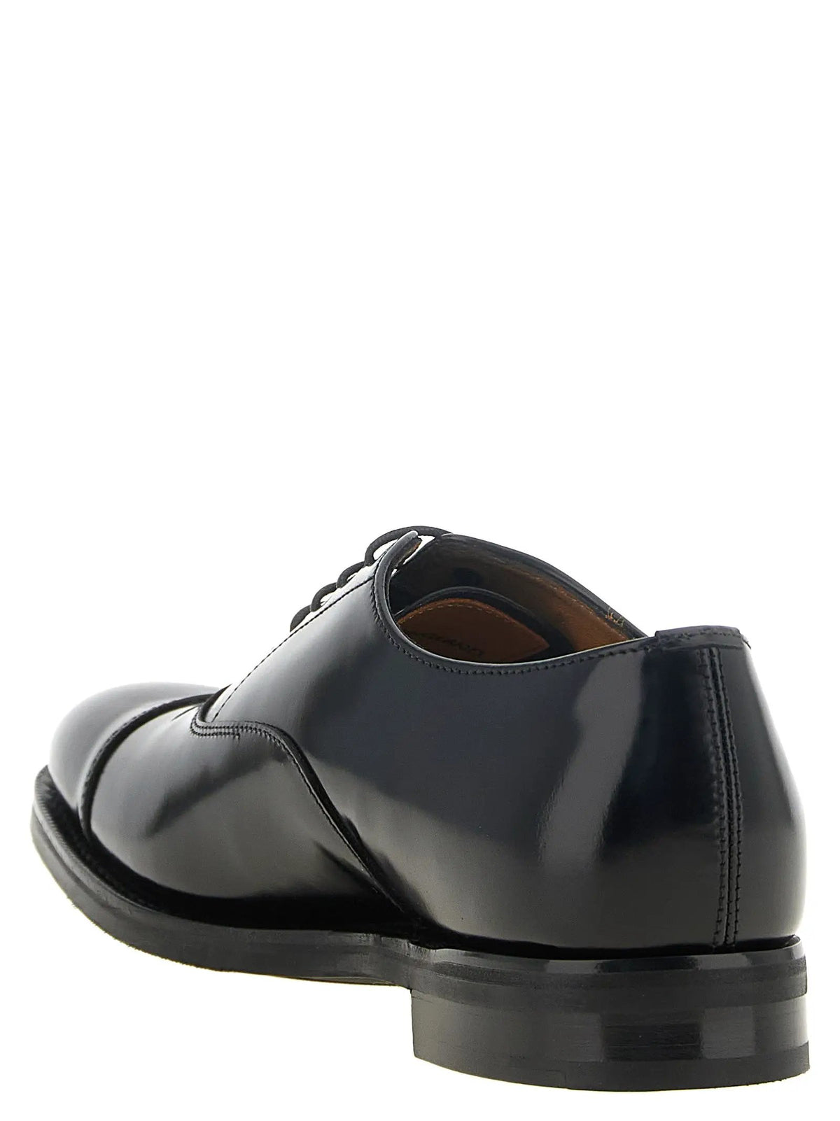 Church's Black Calfskin Oxfords And Derbies