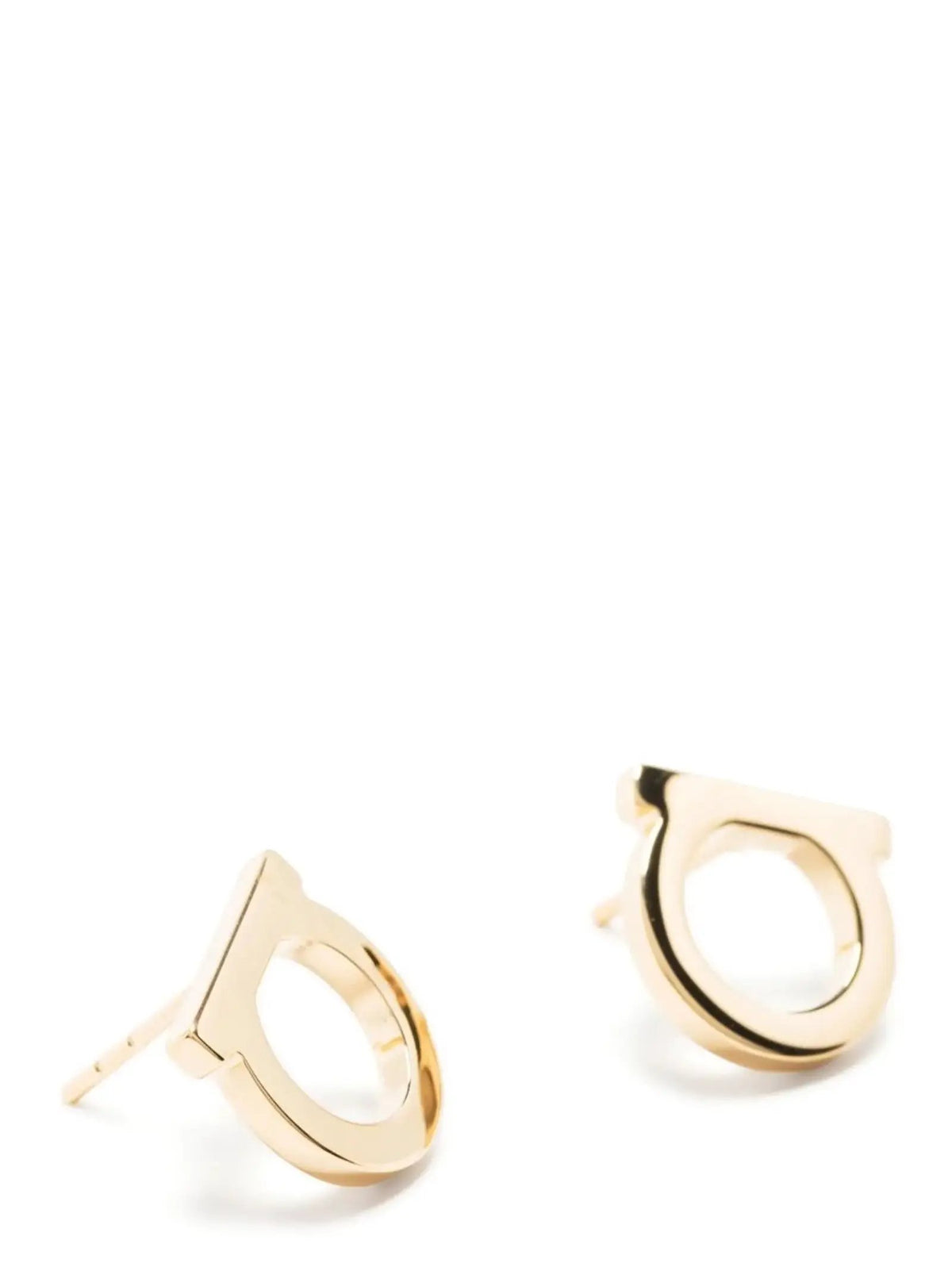 Boucles d'oreilles Ferragamo en laiton doré