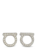 Boucles d'oreilles Ferragamo en laiton argenté