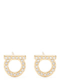 Ferragamo Gold Brass Earrings