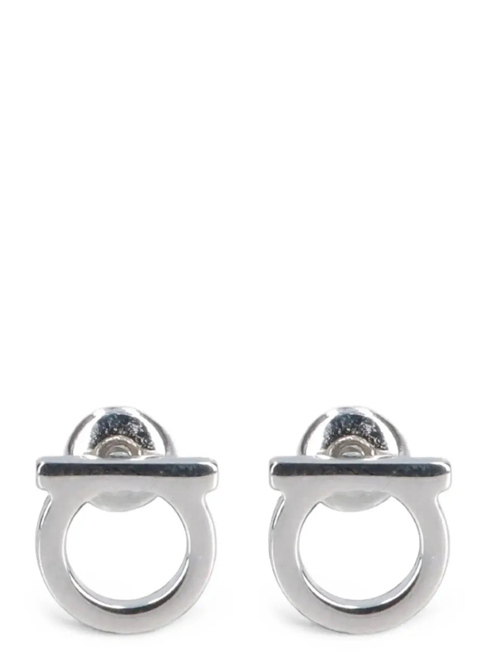 Ferragamo Silver Brass Earrings