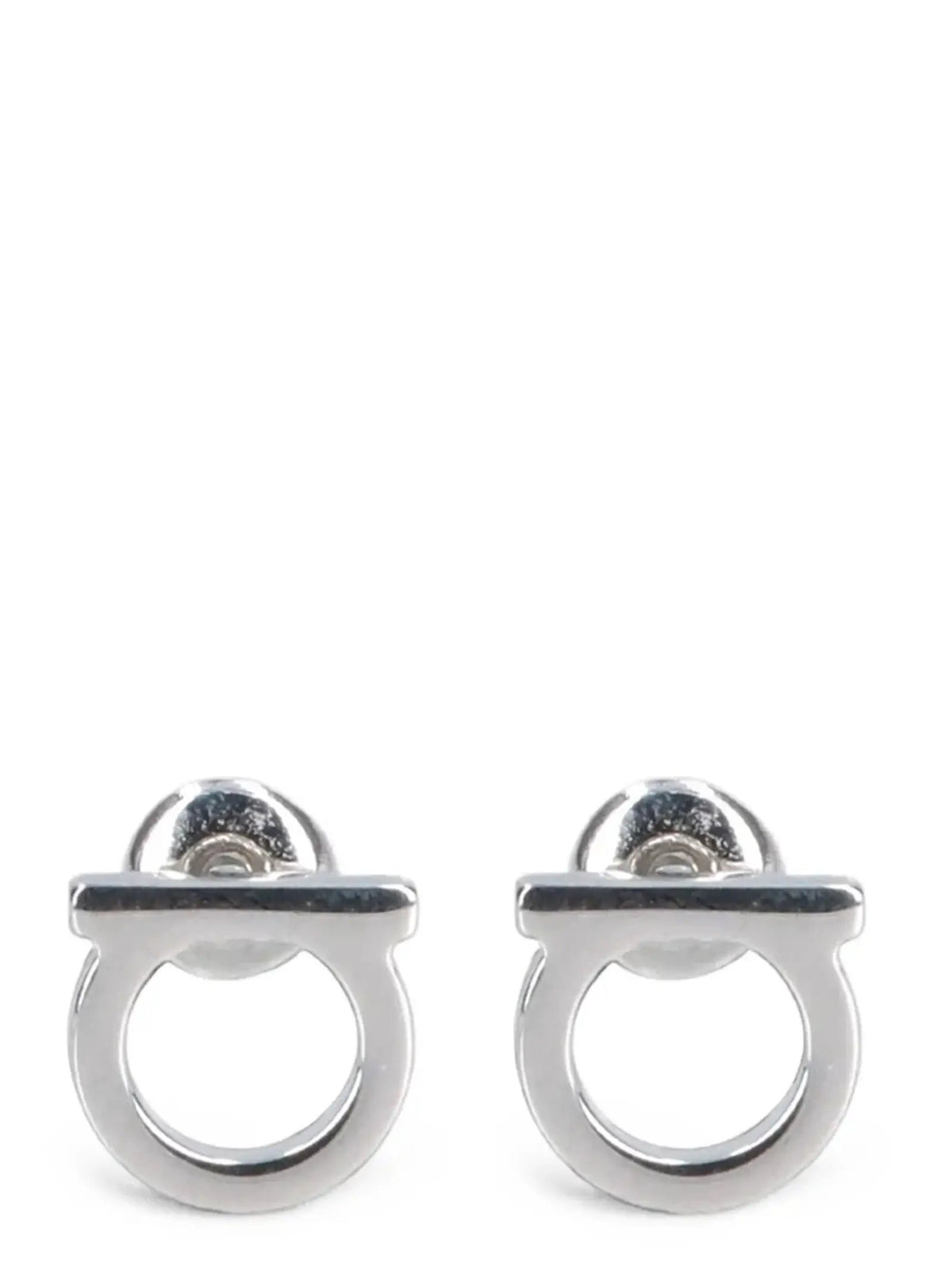 Ferragamo Silver Brass Earrings