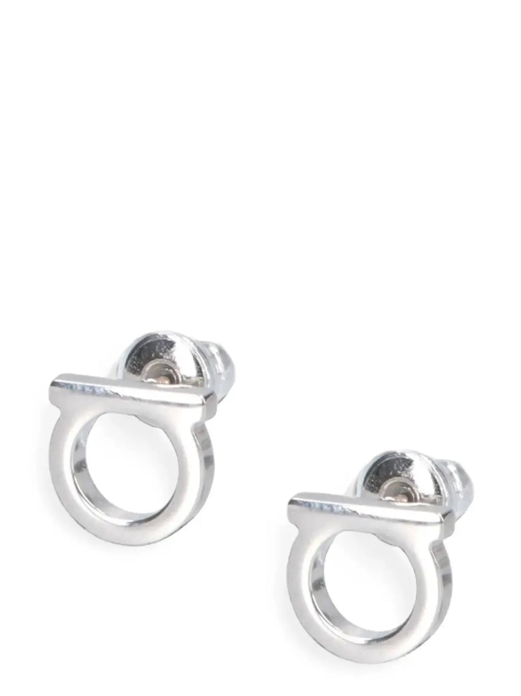 Ferragamo Silver Brass Earrings
