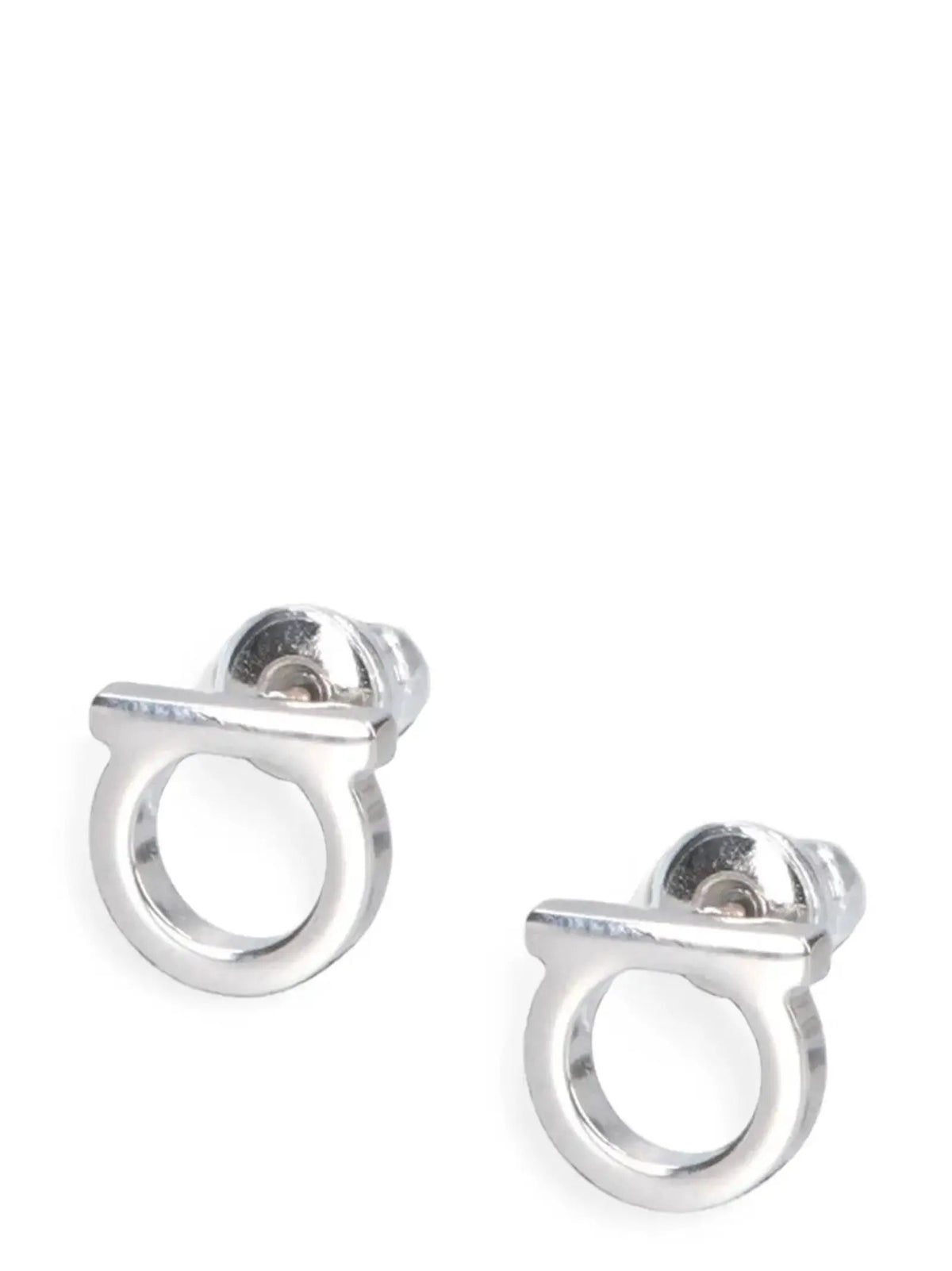 Ferragamo Silver Brass Earrings