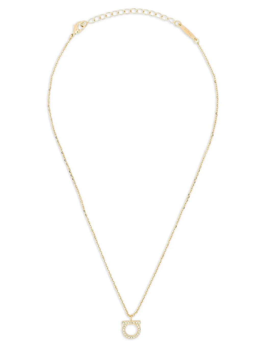 Ferragamo Gold Brass Necklace